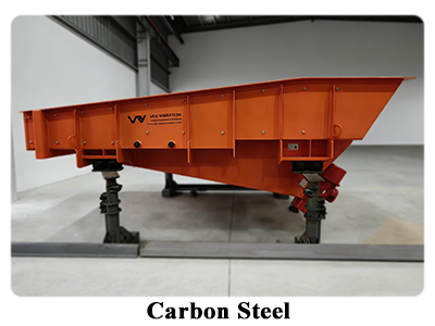 Carbon steel vibrating feeder