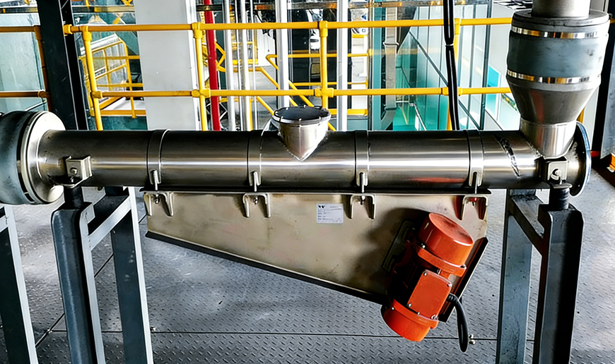 Tube vibrating conveyor Tube vibrating conveyor