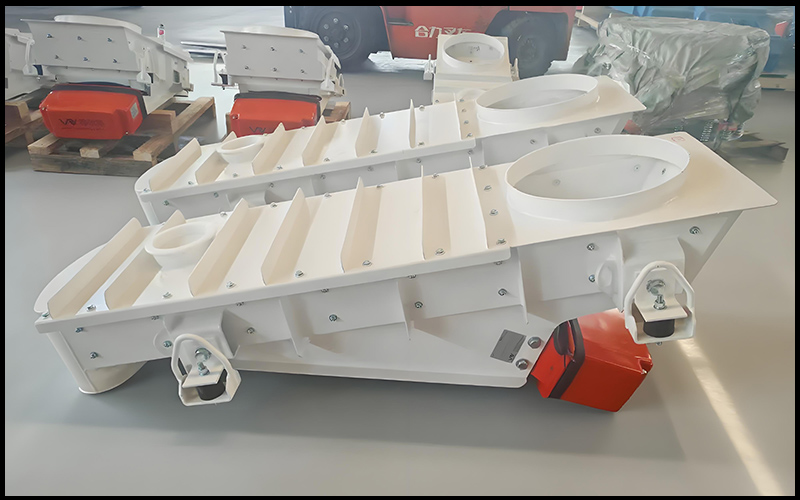 mild steel electromagnetic vibrating feeder q235b for general industrial material handling